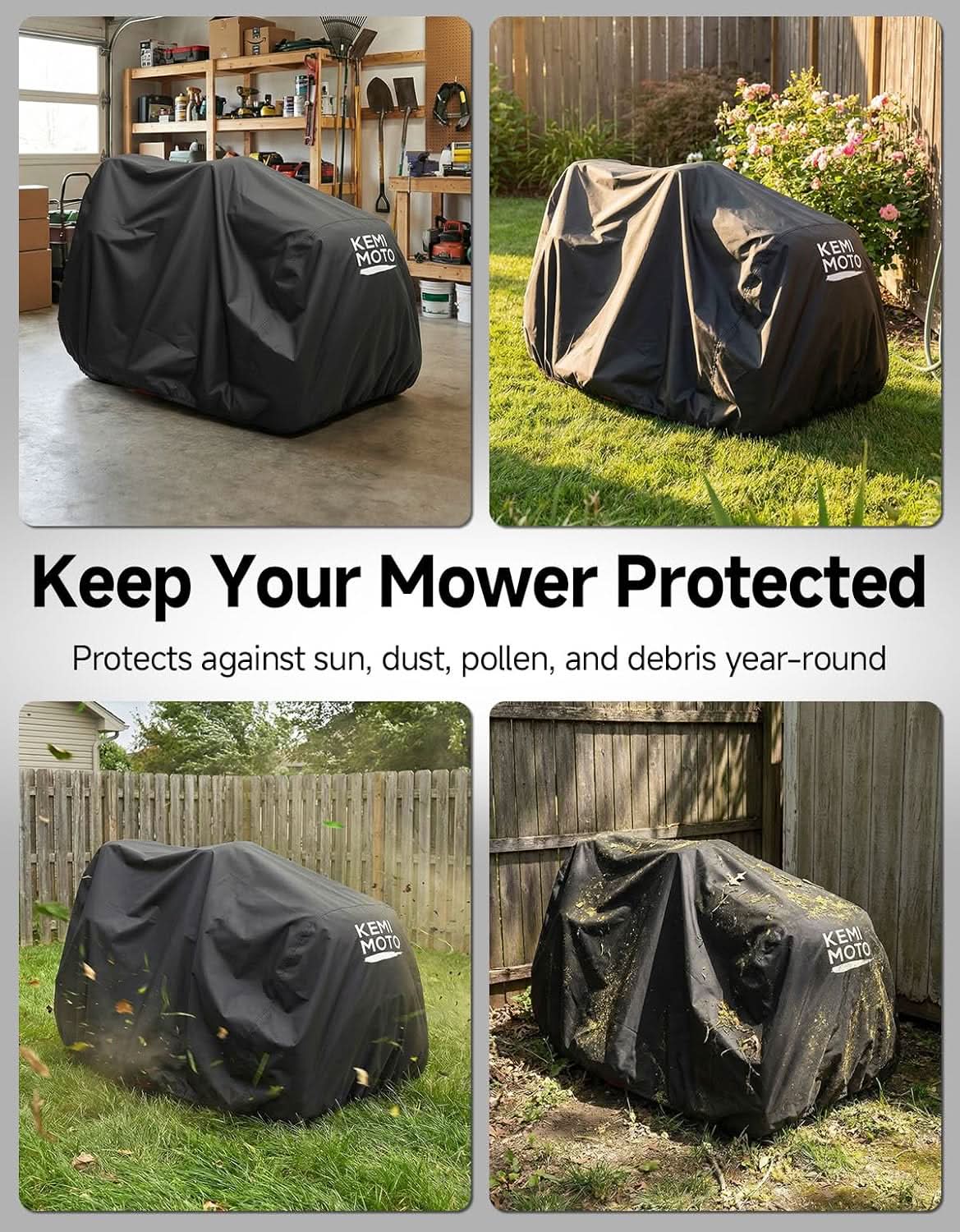 Riding Lawn Mower Cover For John Deere/Husqvarna/Cub Cadet/Toro - Image 7