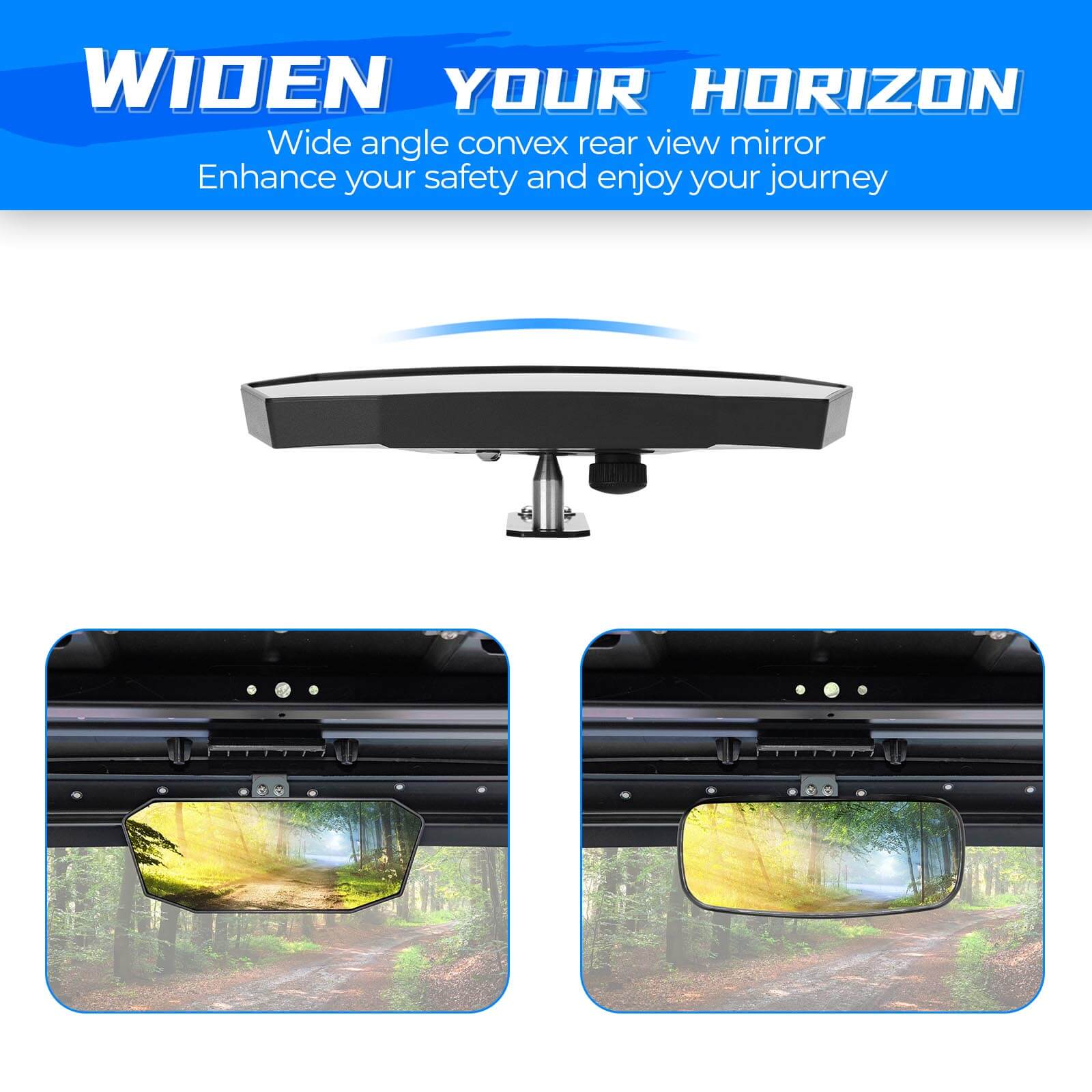 Rear View Mirror & Under Seat Storage Box for Polaris Ranger XP 1000 - Image 7