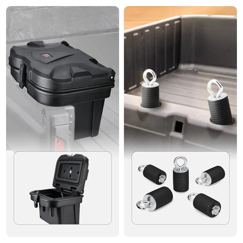 Cargo Storage Device Tool Box & Tie Down Anchors for Polaris Ranger - Image 8