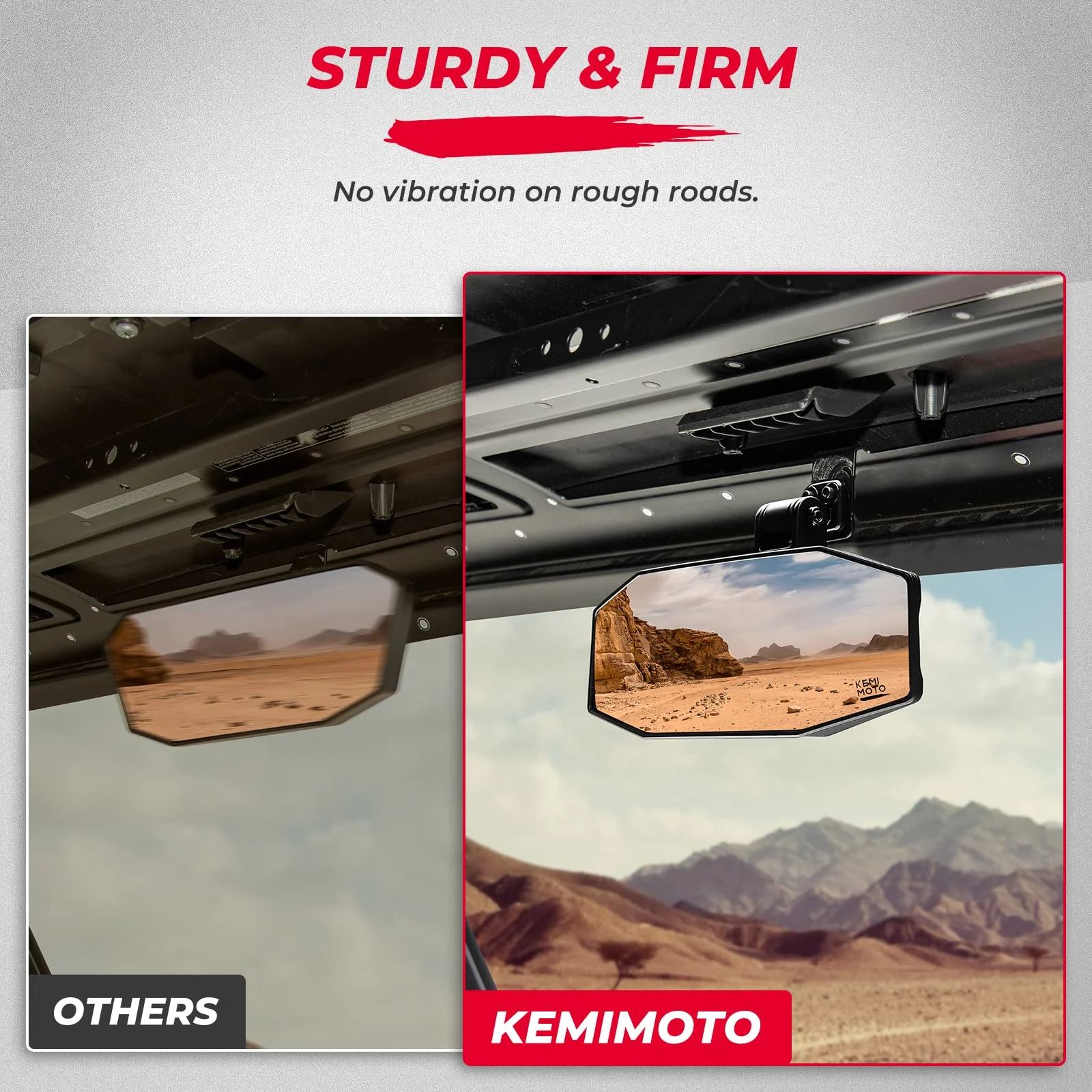 Rear View Mirror Tool free Adjustable for Ranger 1000 XP 900 500 570 / Crew - Image 3