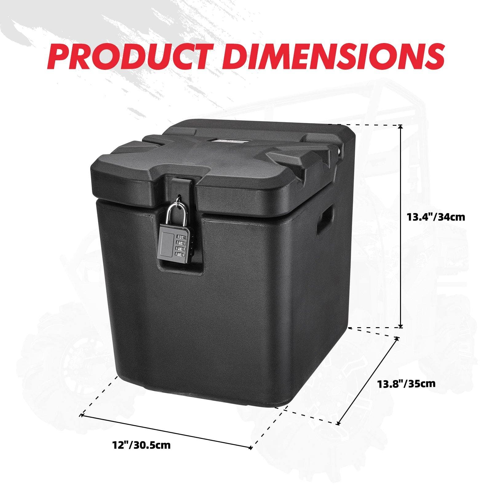 26.5L Under Seat Storage Box for Polaris Ranger XP 1000 - Image 8