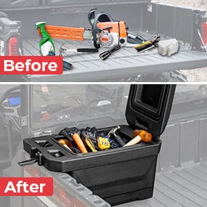 UTV Waterproof Seat Cover & Big Size Cargo Box for Polaris Ranger - Image 15
