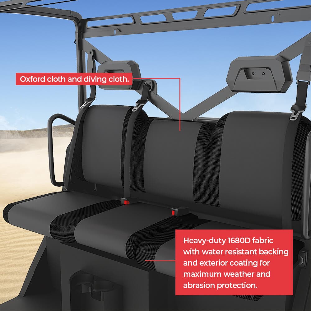 UTV Waterproof Seat Cover & Big Size Cargo Box for Polaris Ranger - Image 4