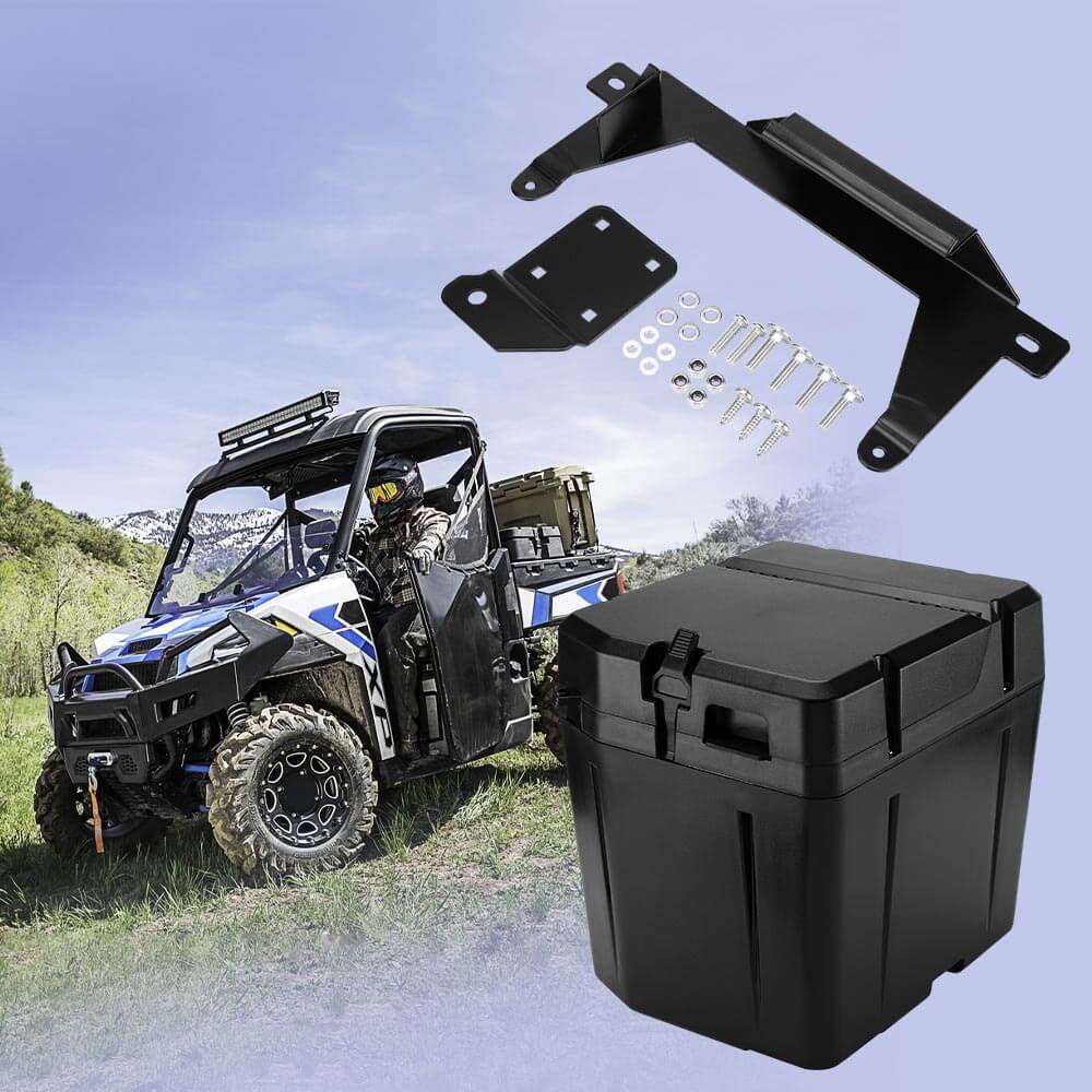 UTV Waterproof Seat Cover & Under Seat Storage Box for Polaris Ranger - Image 11