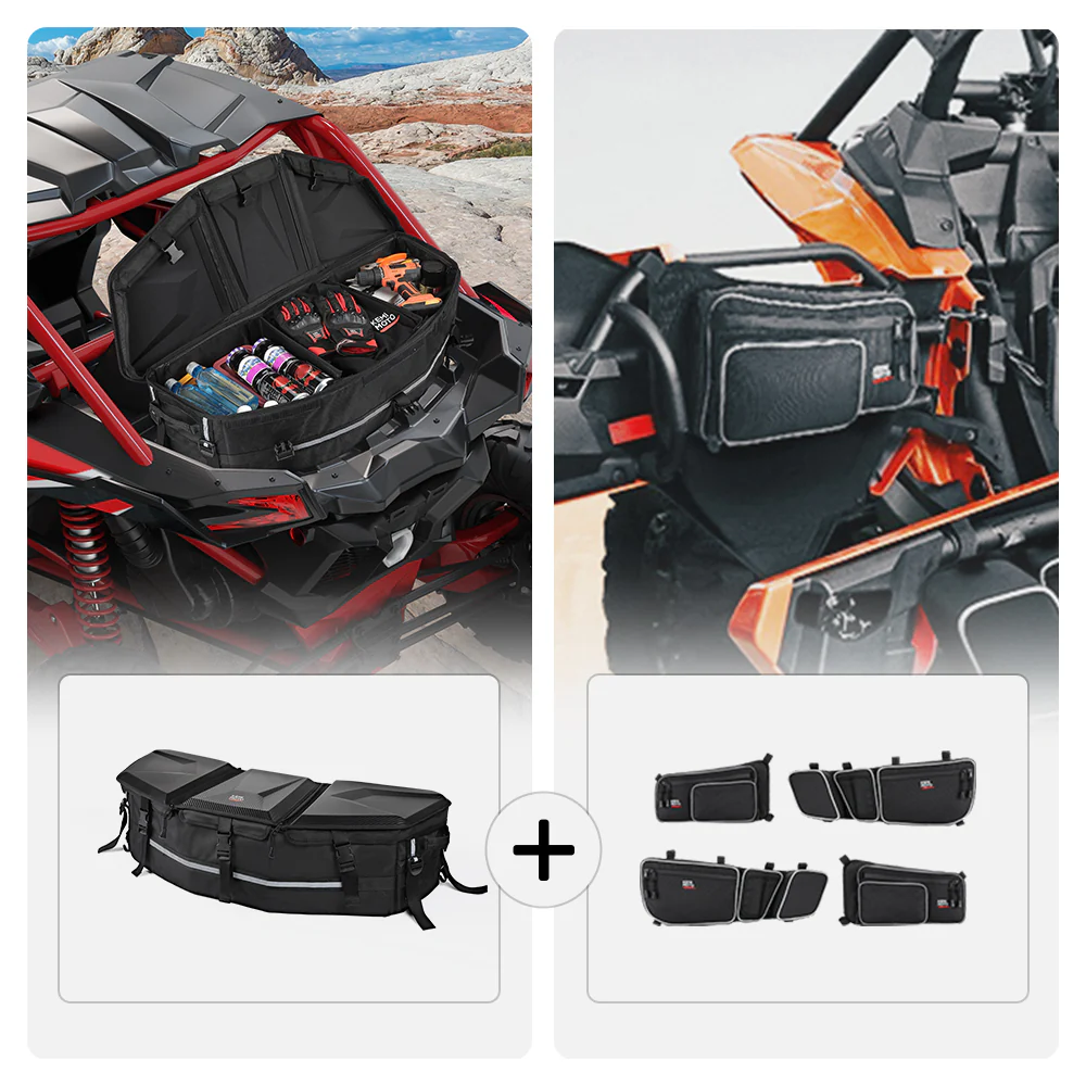 Rear Storage Bag & Door Bags for Can-Am Maverick X3 MAX - Image 11