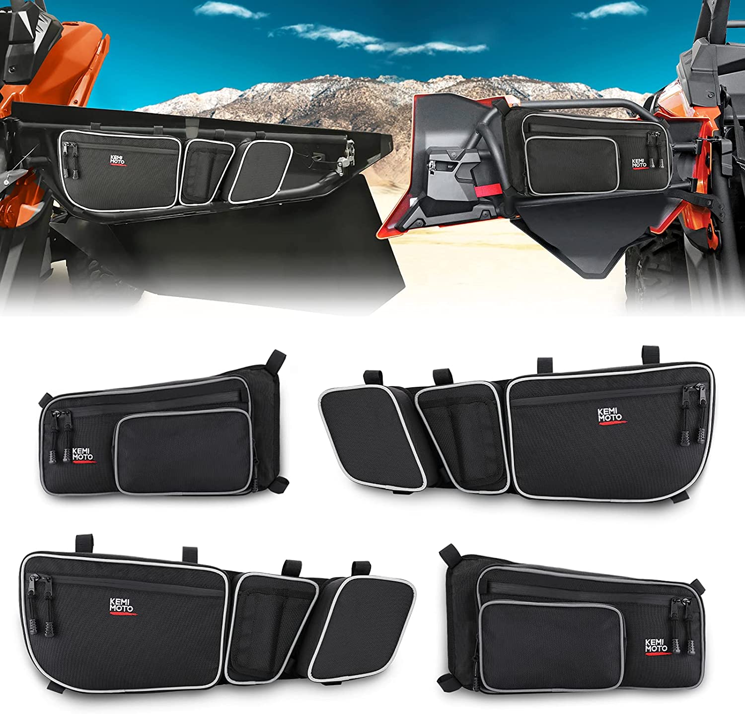 Rear Storage Bag & Door Bags for Can-Am Maverick X3 MAX - Image 3