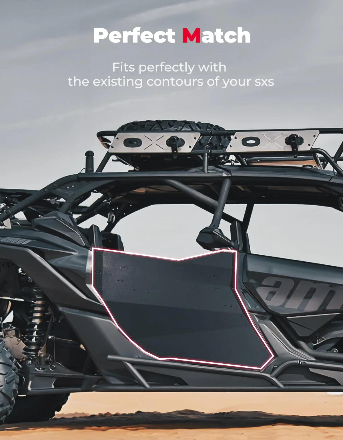 Rear Full Doors Aluminum for Can-Am Maverick X3 MAX - Image 4