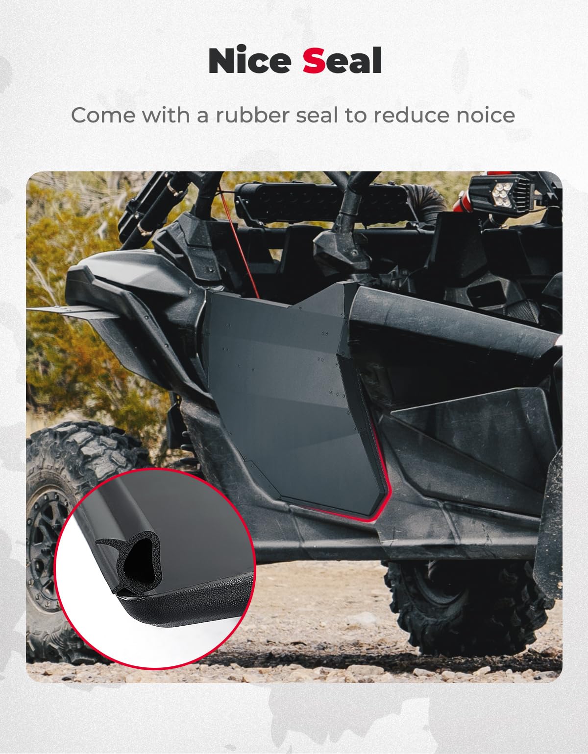 Rear Full Doors Aluminum for Can-Am Maverick X3 MAX - Image 6