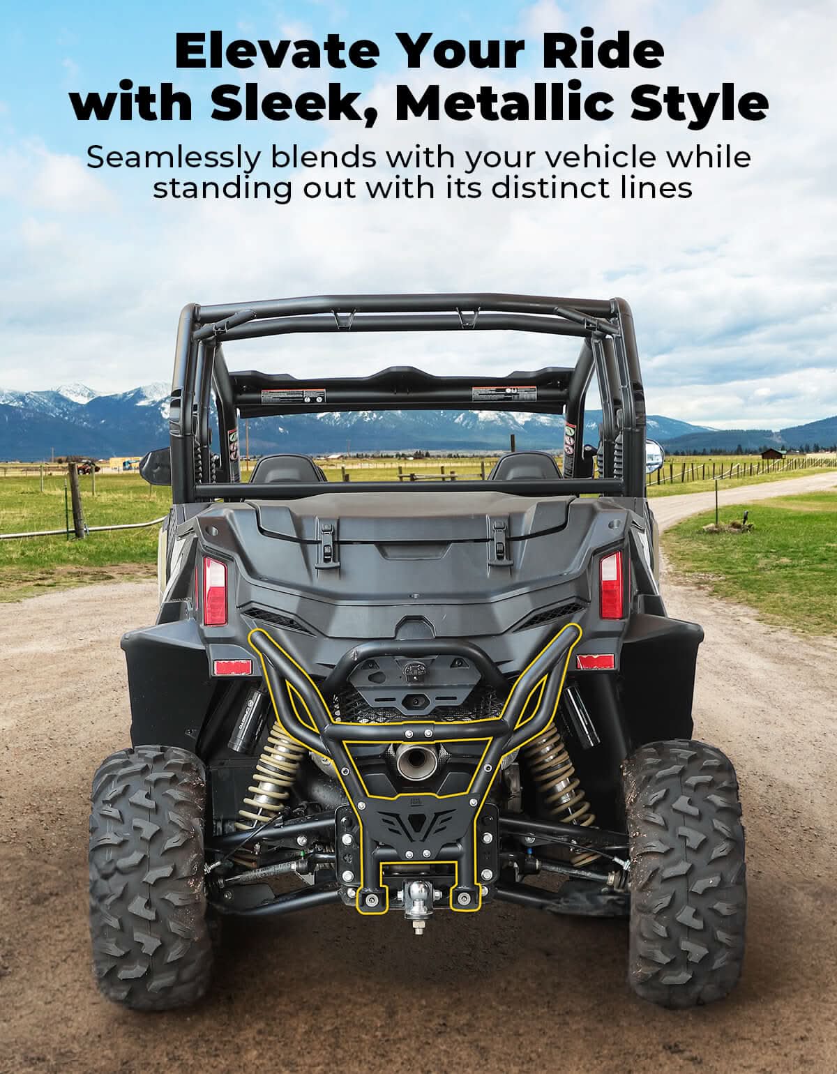 Rear Bumper for CFMOTO ZFORCE 950 ZFORCE 800 TRAIL 2023+ - Image 4