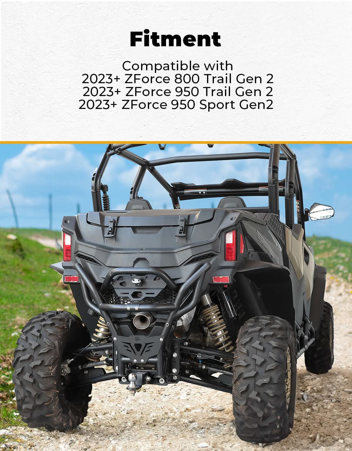 Rear Bumper for CFMOTO ZFORCE 950 ZFORCE 800 TRAIL 2023+ - Image 7