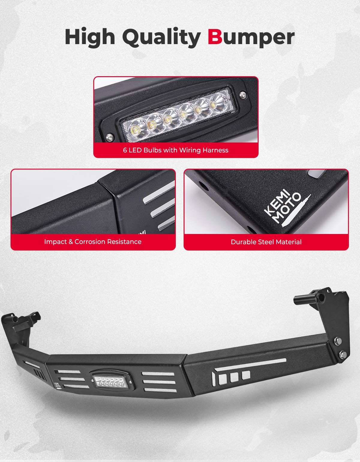 Rear Bumper for Pioneer 1000 1000-6 2016-2025 - Image 4