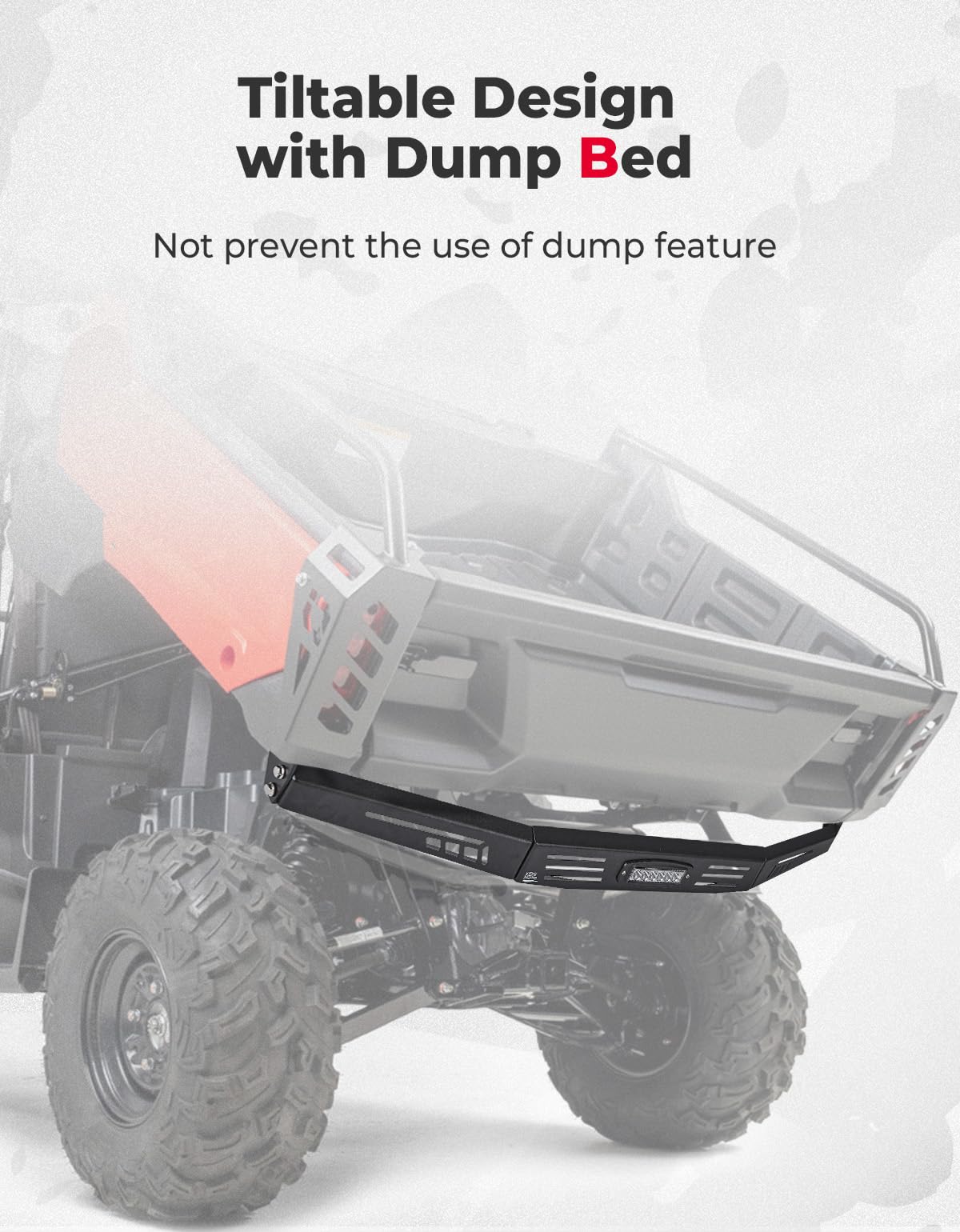 Rear Bumper for Pioneer 1000 1000-6 2016-2025 - Image 5