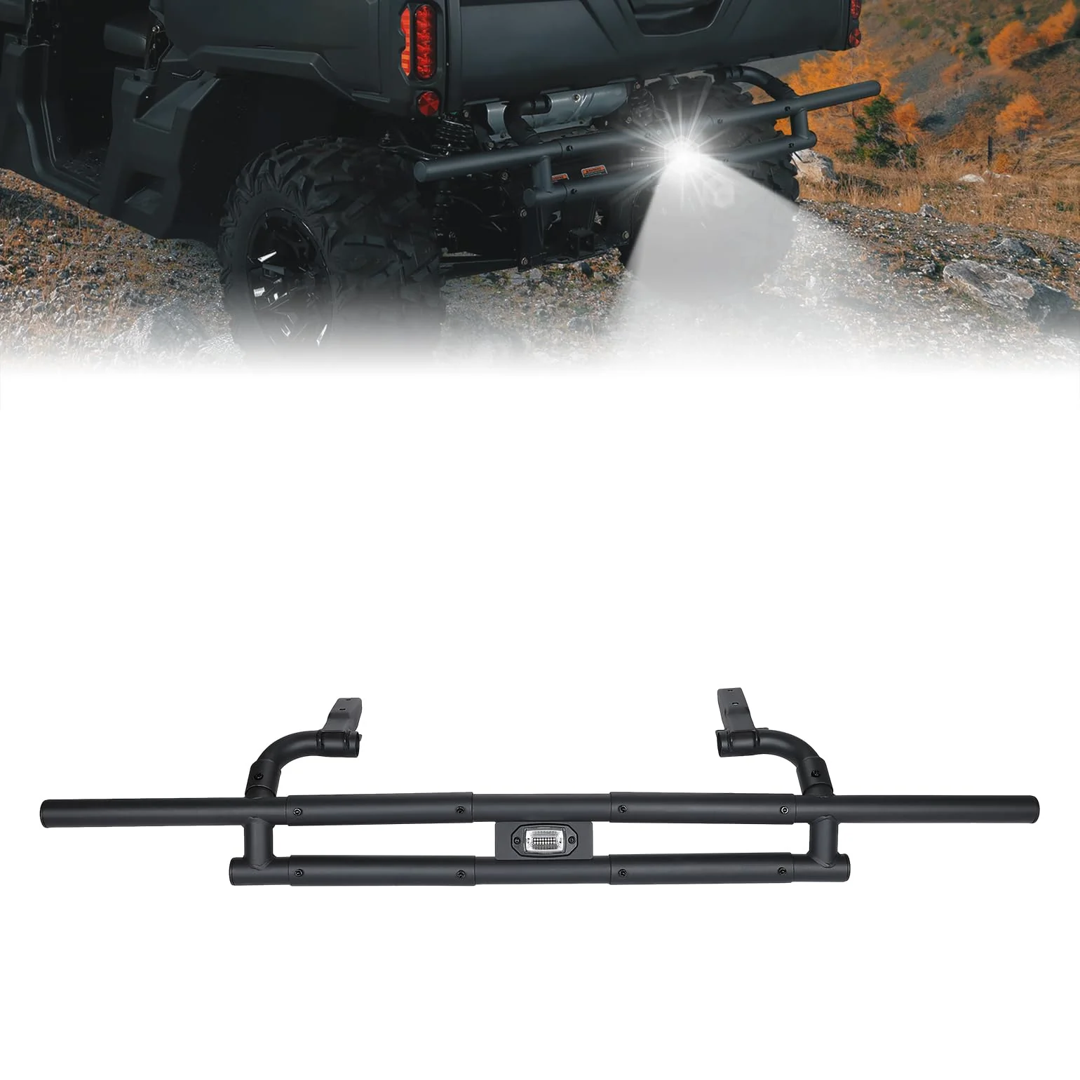 Rear Bumper With Light For Can Am Defender HD5|7|8|9|10 - Image 10