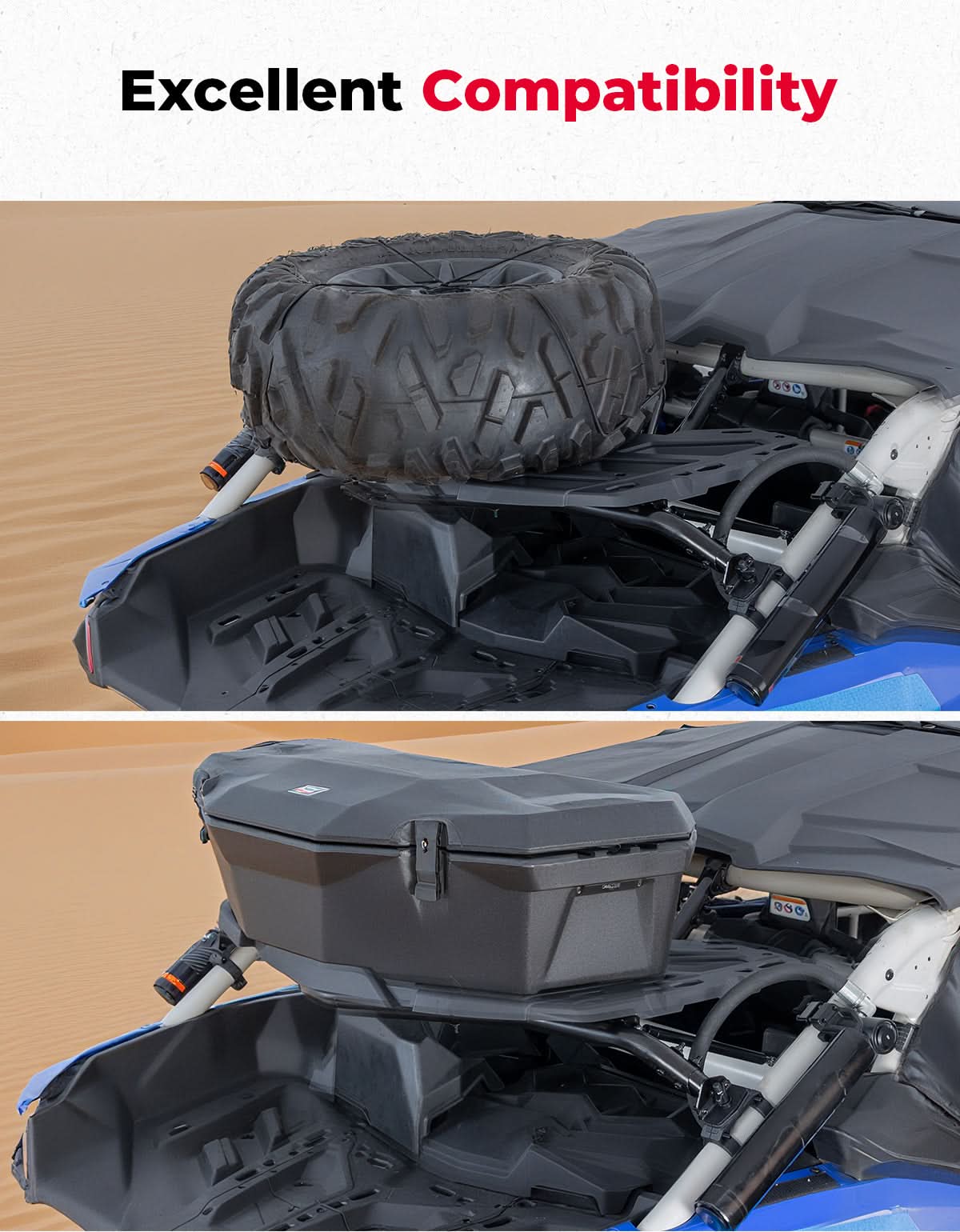 Pivoting Rear Cargo Rack for Can-Am Maverick X3/Max 2017-2026 - Image 3