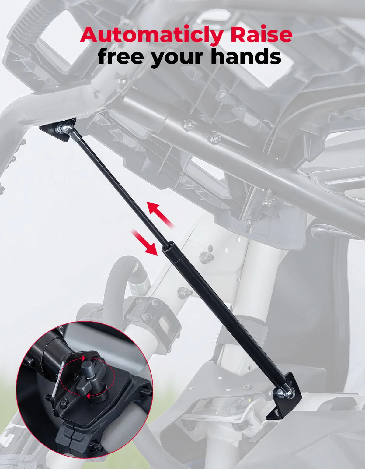 Pivoting Rear Cargo Rack for Can-Am Maverick X3/Max 2017-2026 - Image 5