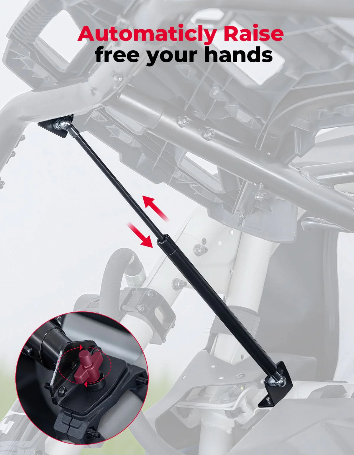 Pivoting Rear Cargo Rack for Can-Am Maverick X3/Max 2017-2026 - Image 6