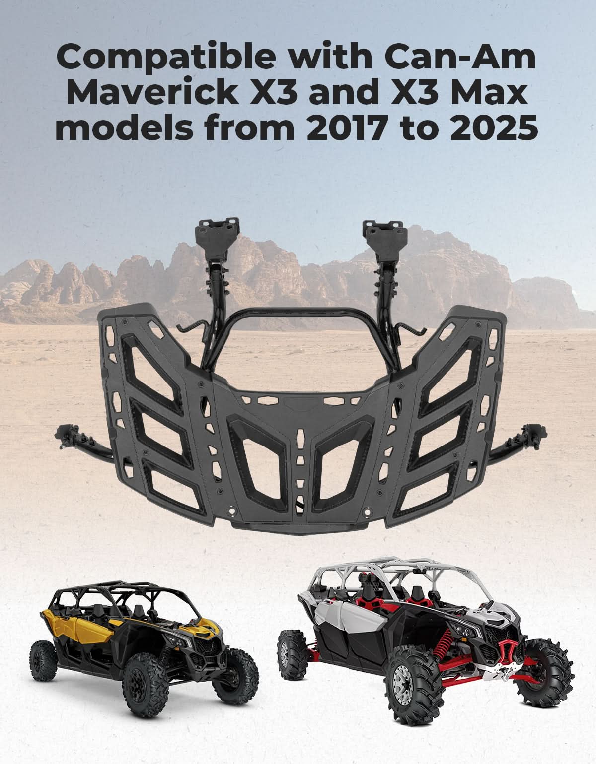 Pivoting Rear Cargo Rack for Can-Am Maverick X3/Max 2017-2026 - Image 8
