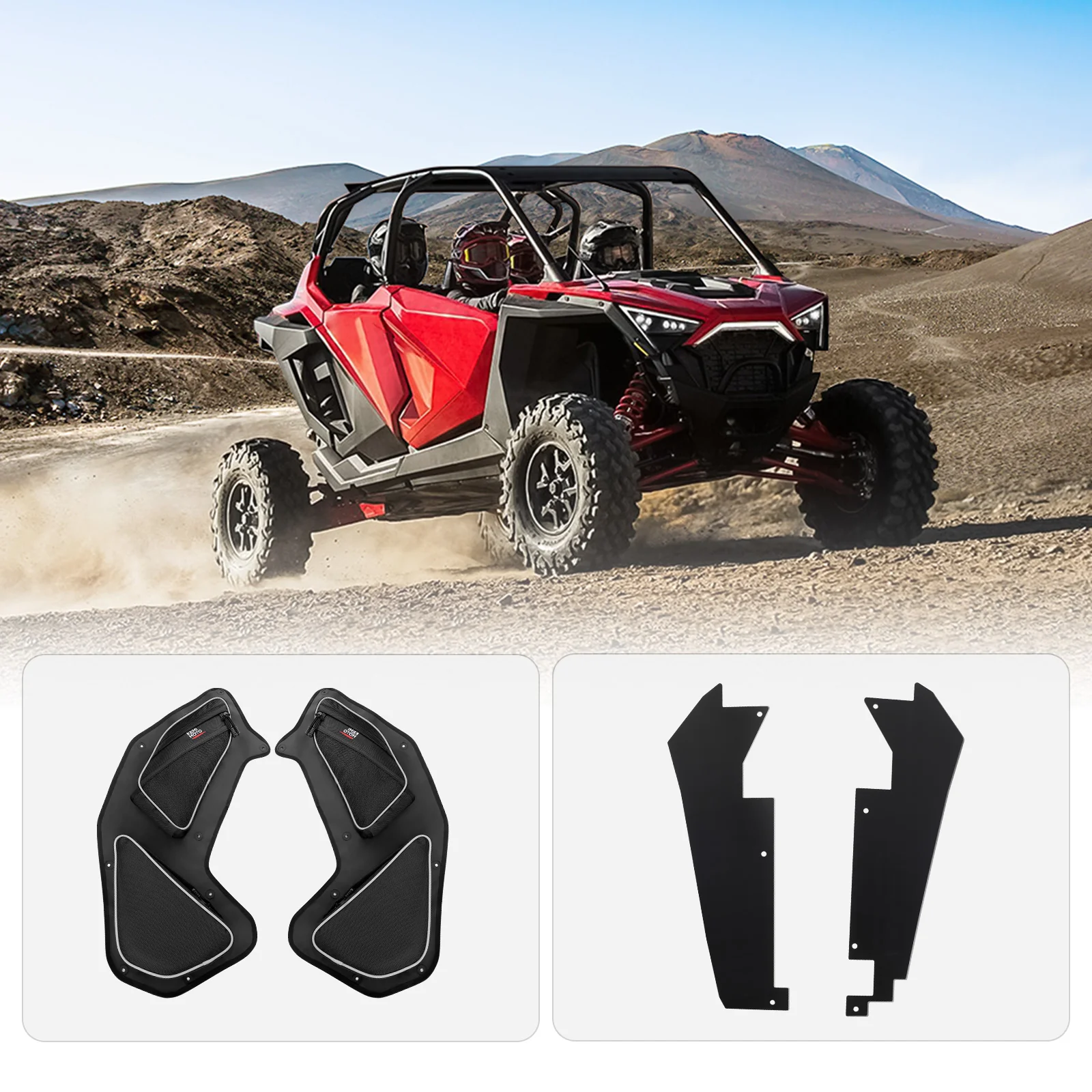 Rear Door Bags and Fender Flares for Polaris RZR - Image 4