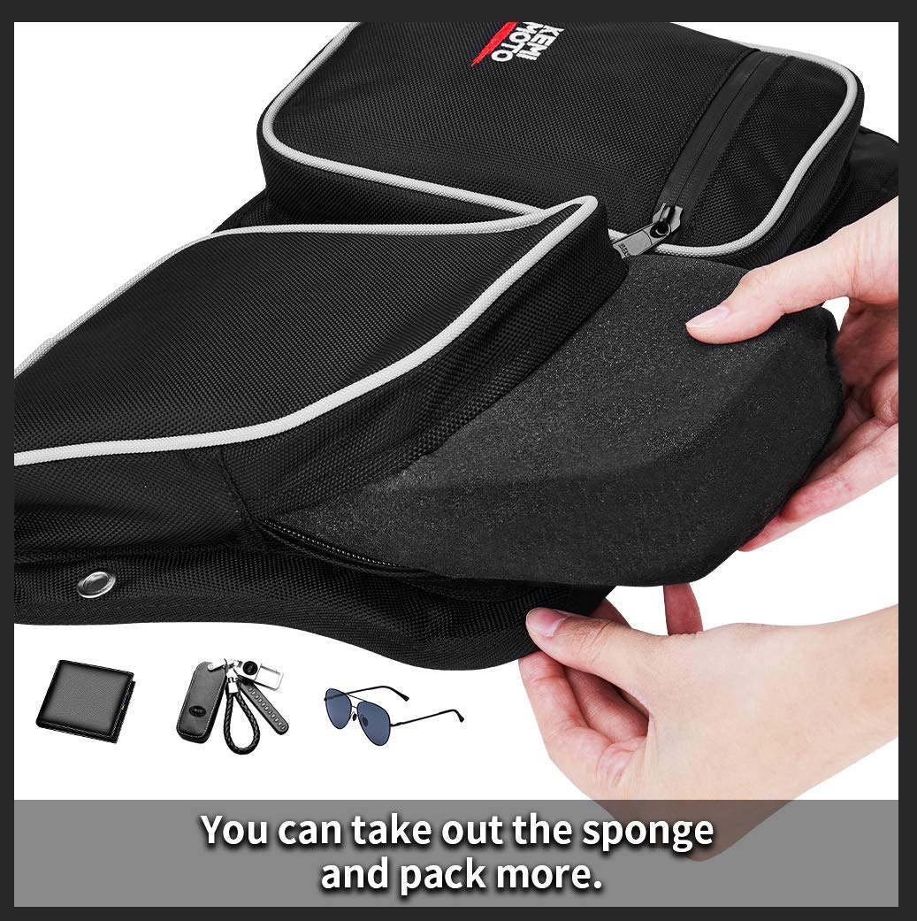 Rear Door Bags with Knee Pad for Polaris RZR XP 4 1000 2014-2023 - Image 6