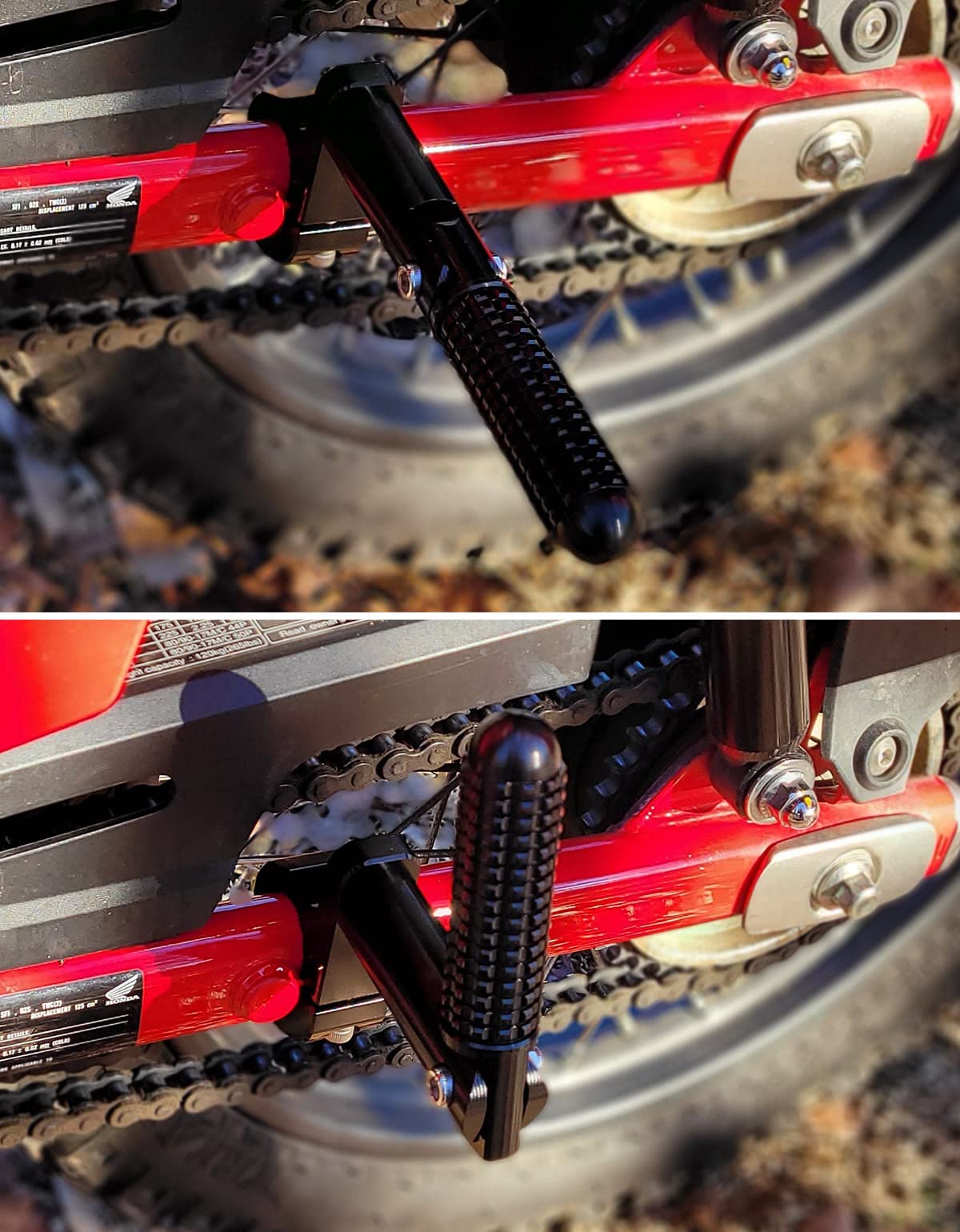 Rear Passenger Footrest Foot Pegs for CT125 Trail 125 - Image 2