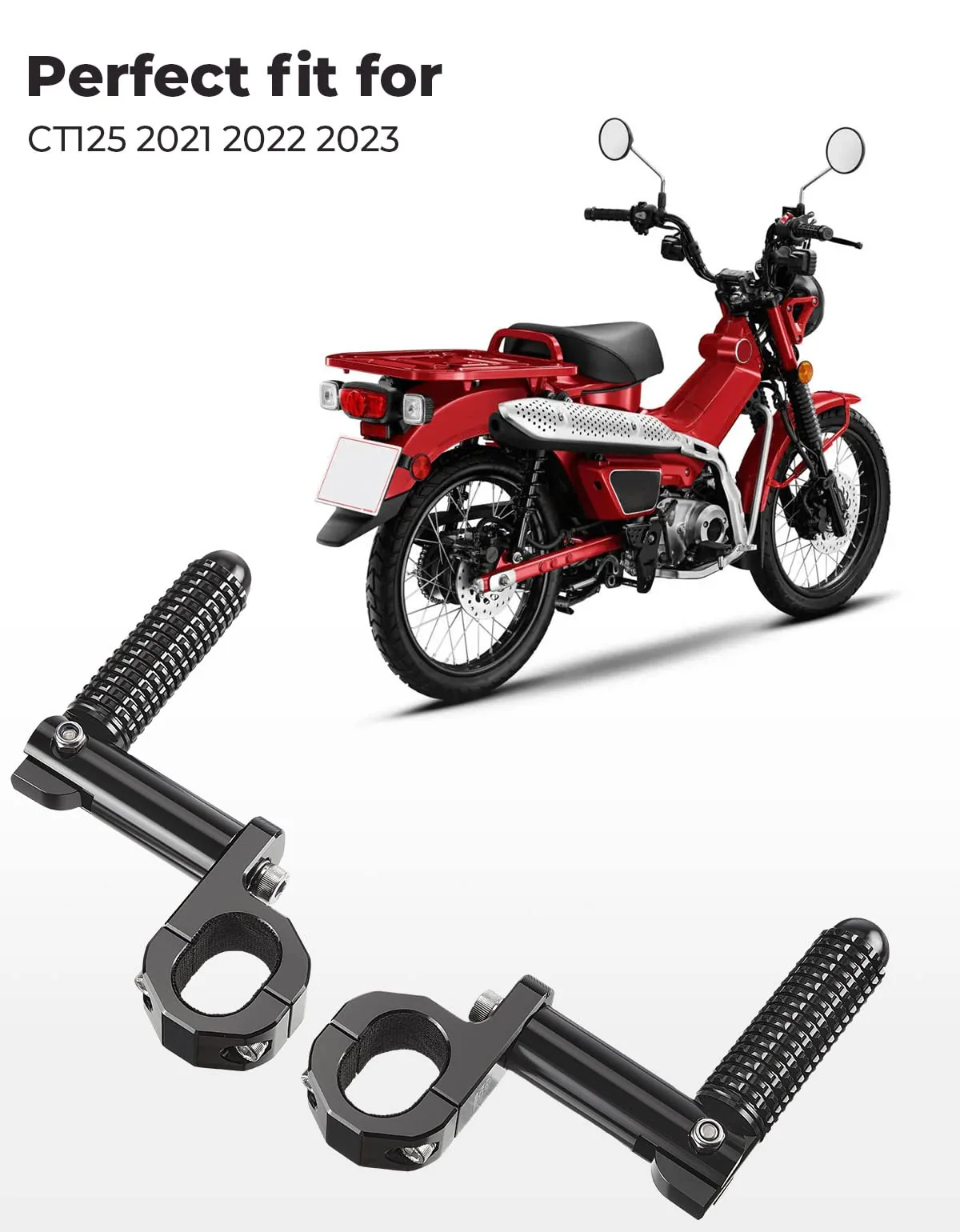 Rear Passenger Footrest Foot Pegs for CT125 Trail 125 - Image 6
