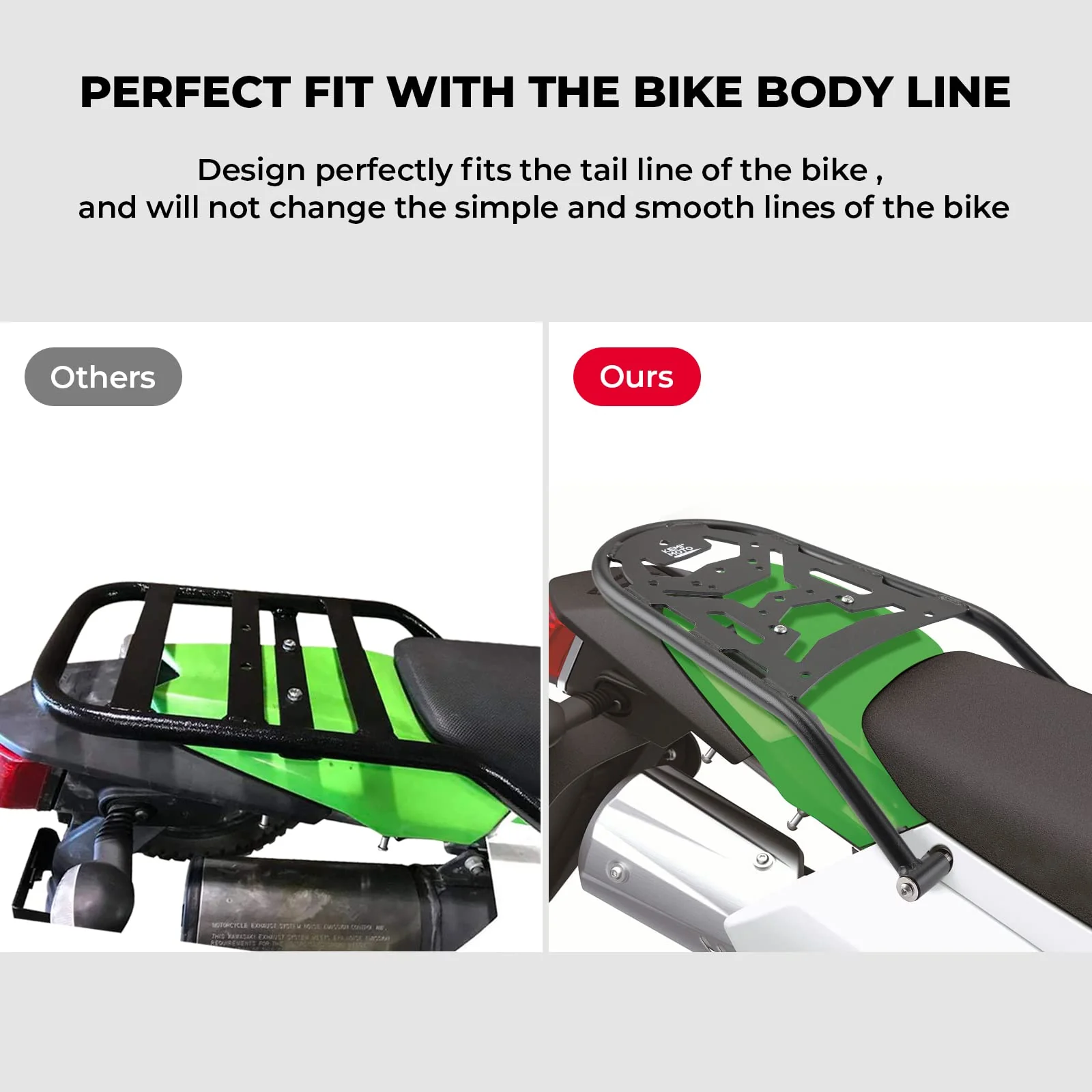 Rear Rack for KLX250S KLX300 - Image 4