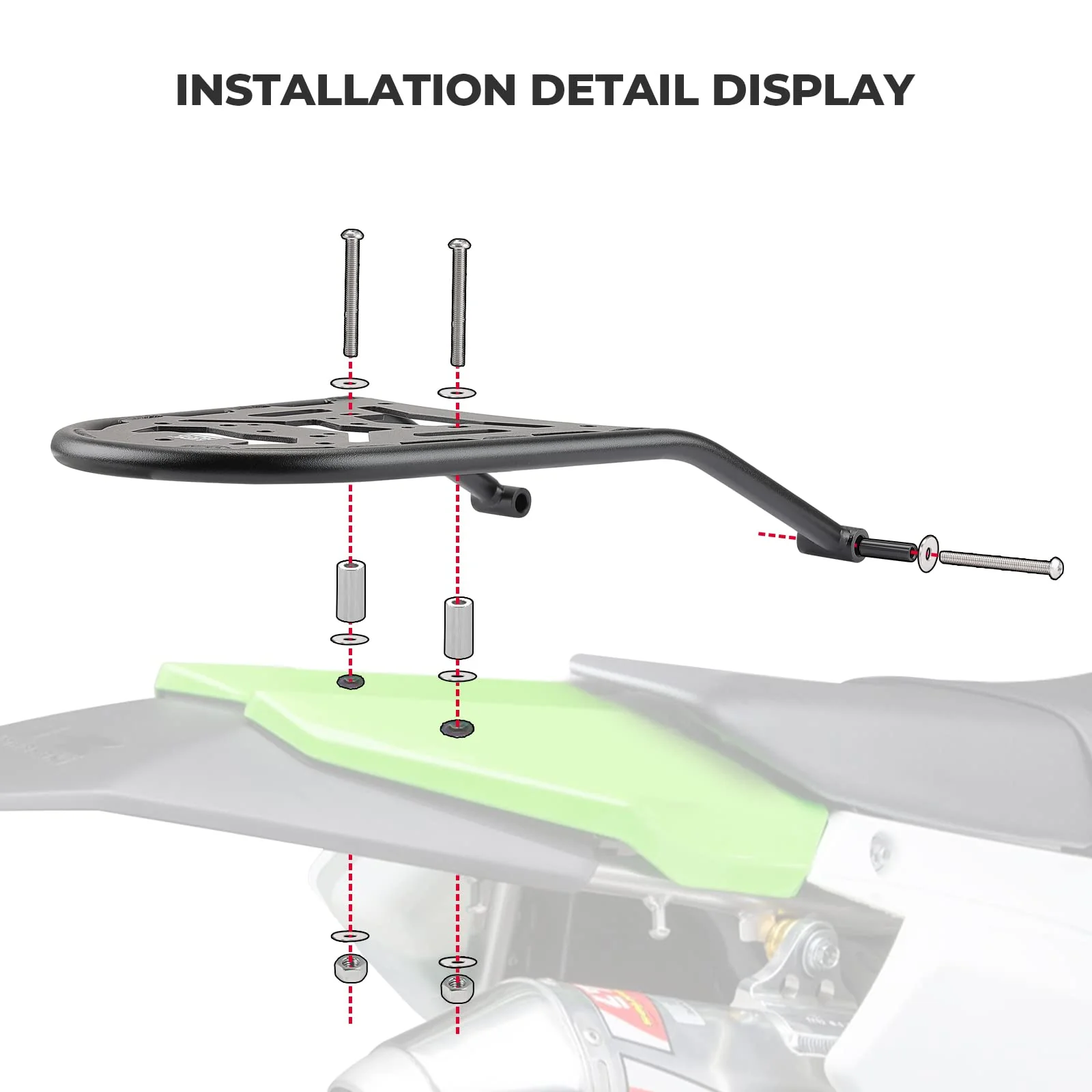 Rear Rack for KLX250S KLX300 - Image 6