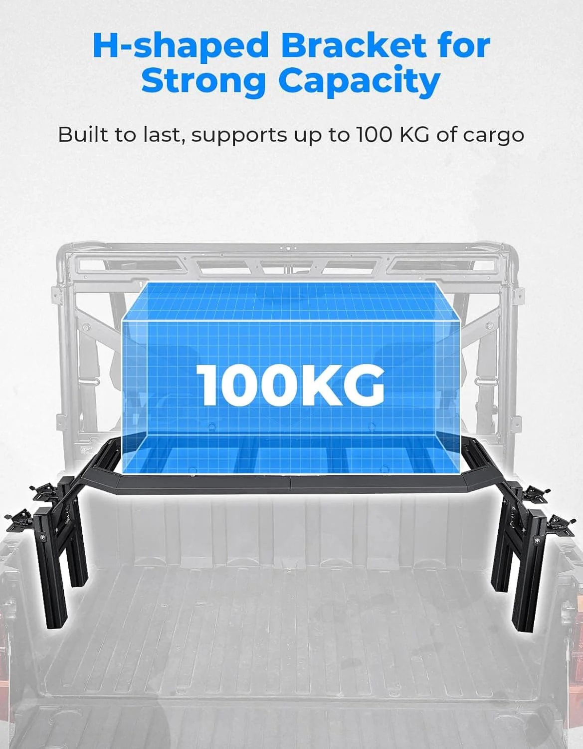 Rear Rack for Polaris Ranger 1000/ XP 1000/ Ranger Diesel - Image 3