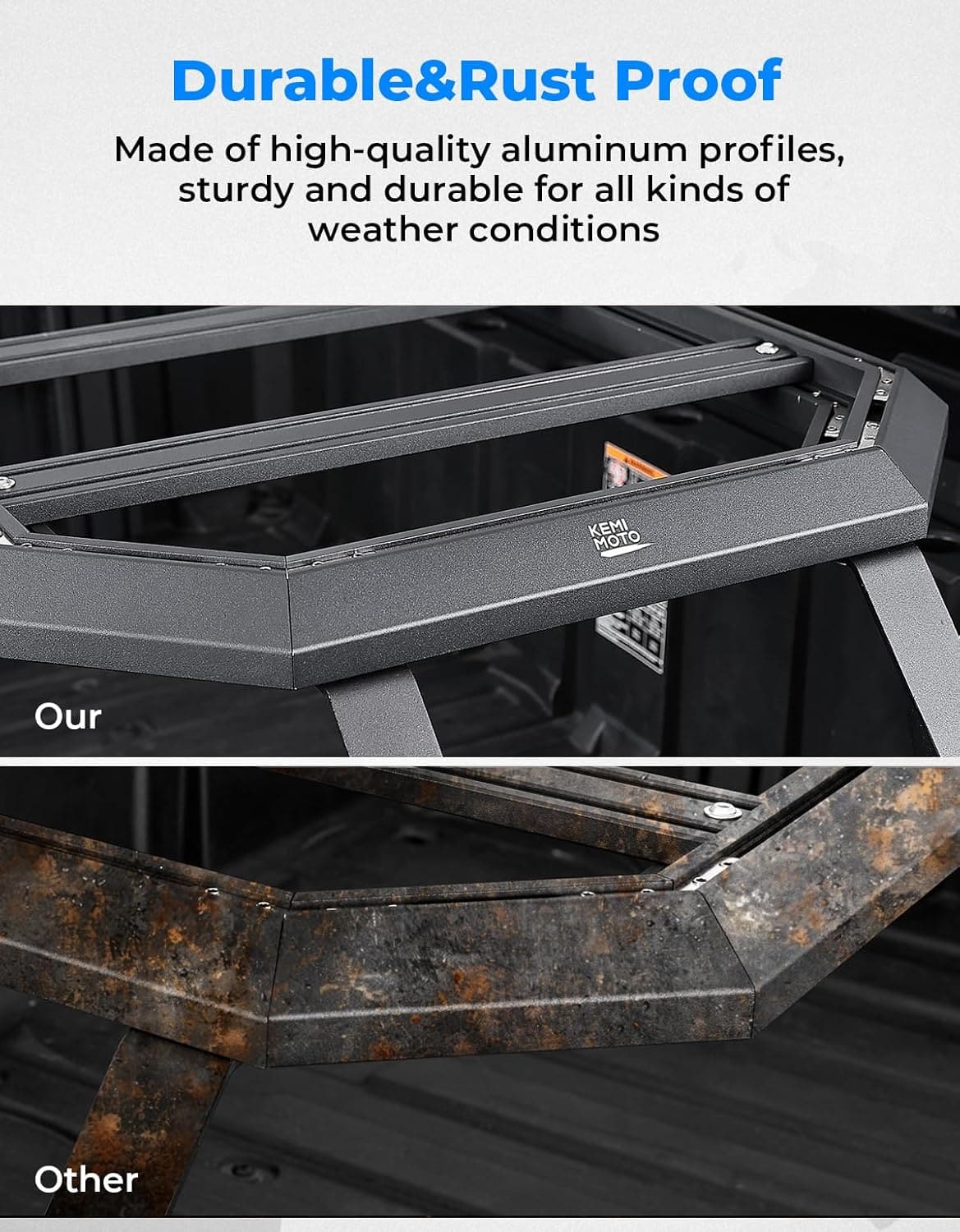 Rear Rack for Polaris Ranger 1000/ XP 1000/ Ranger Diesel - Image 4