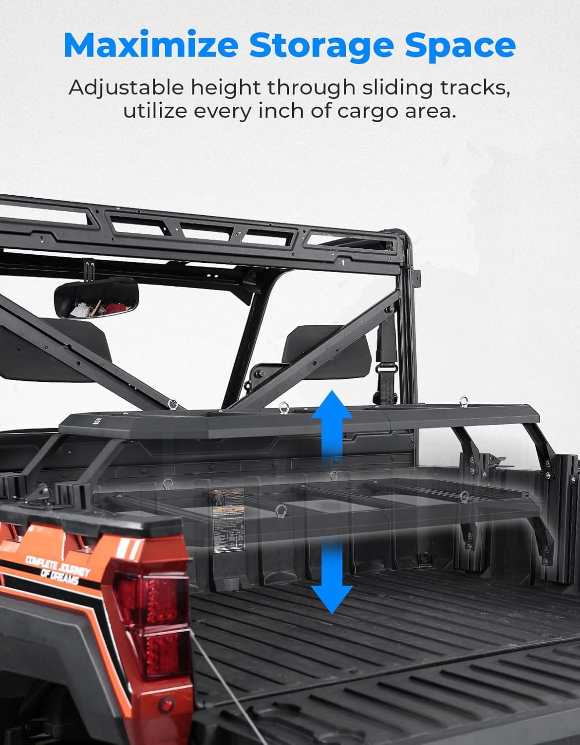 Rear Rack for Polaris Ranger 1000/ XP 1000/ Ranger Diesel - Image 5