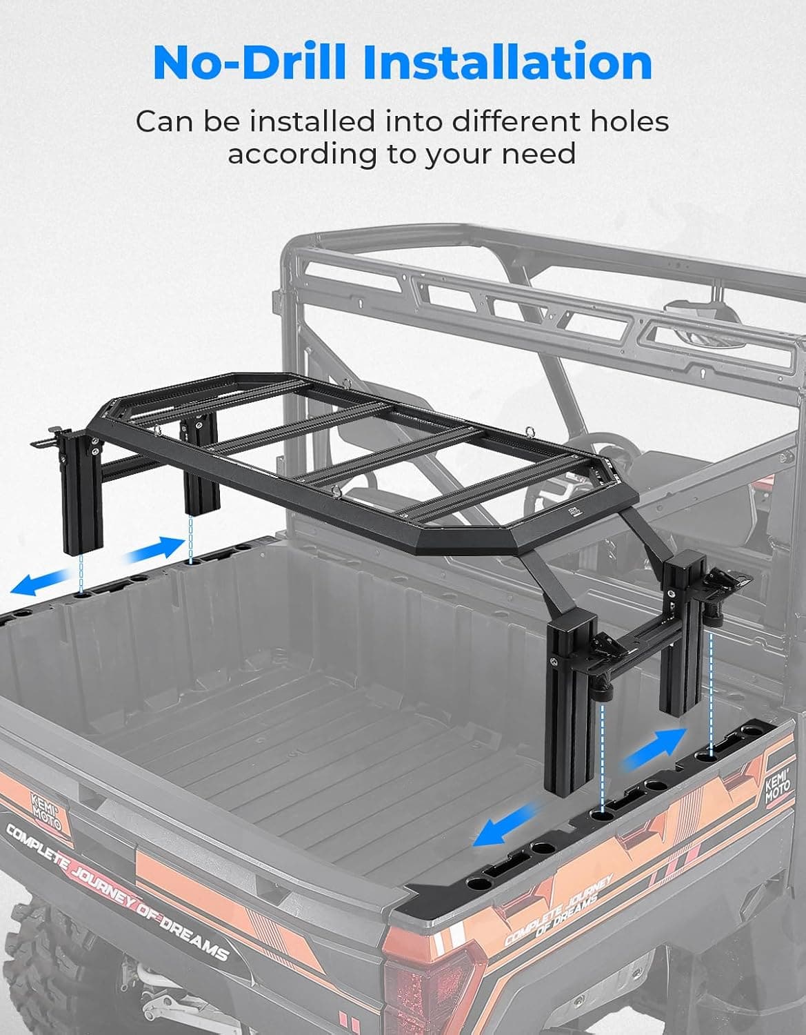 Rear Rack for Polaris Ranger 1000/ XP 1000/ Ranger Diesel - Image 6