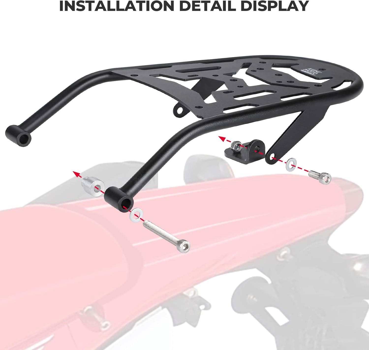 Rear Rack Luggage Rack for CRF450L CRF450RL - Image 2