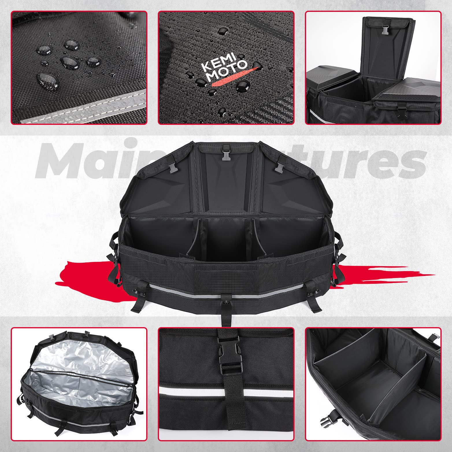 Rear & Roof Storage Bags for Can-Am Maverick X3 - Image 7