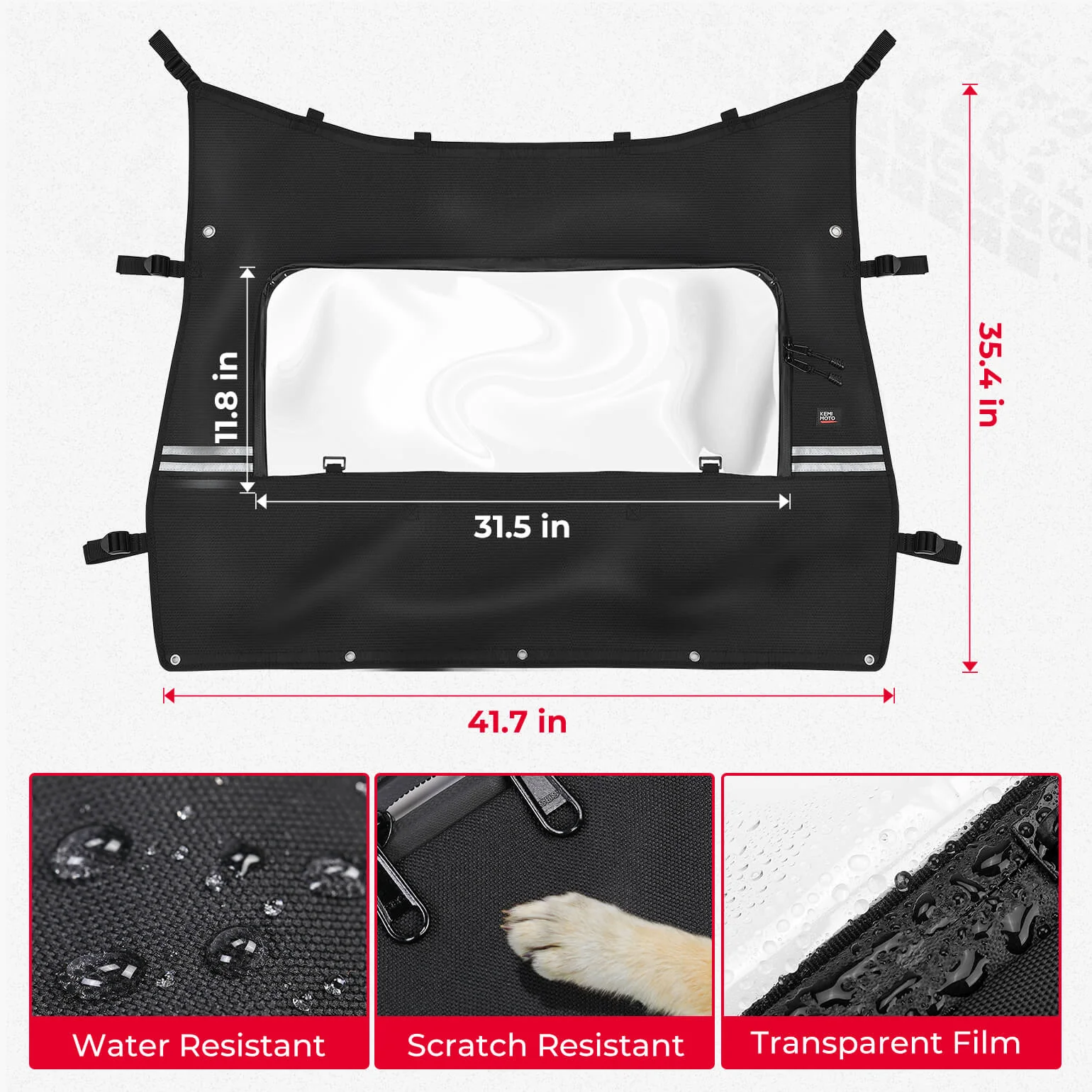 Rear Windshield Roll Up/Down for CFmoto ZForce 500 | 800 | 1000 - Image 5