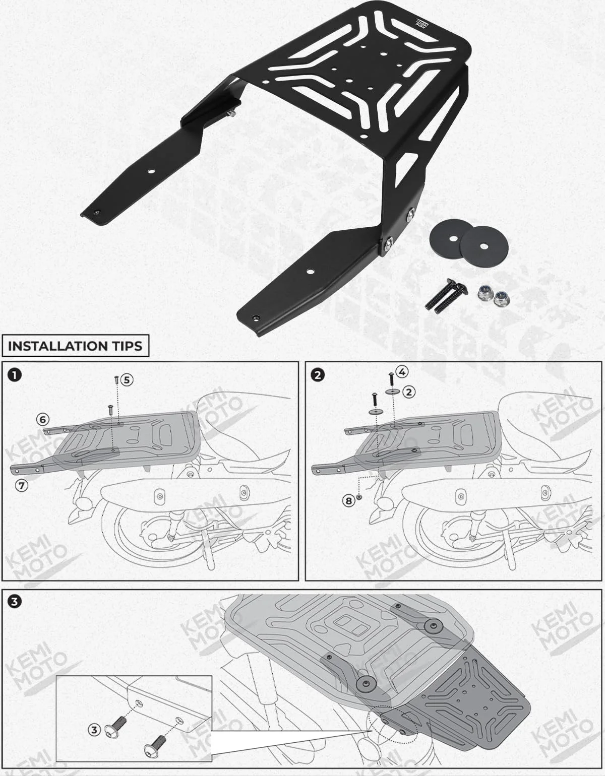 Rear Storage Rack for CT125 Trail 125 Hunter Cub 2021-2024 - Image 5