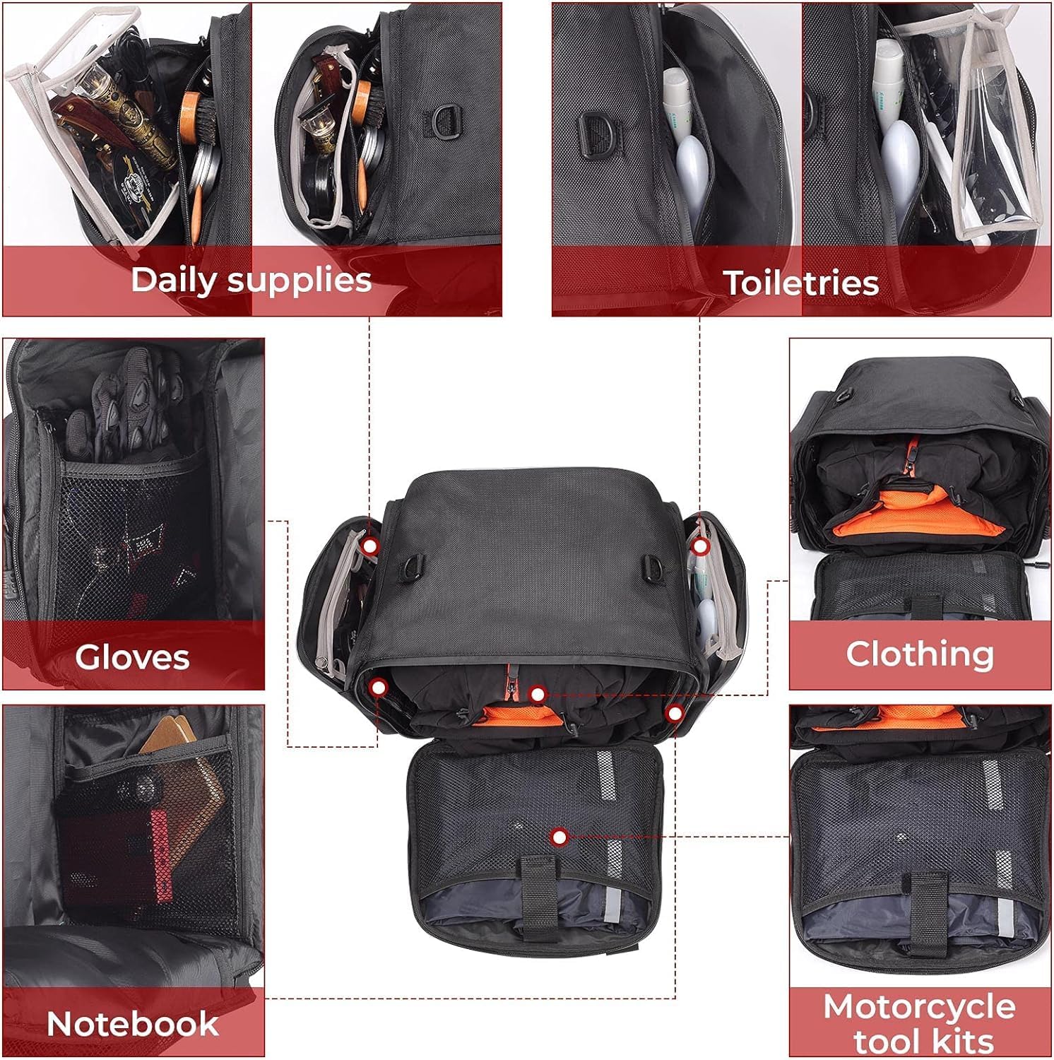 Trunk Liner Bags 1 Pairs for Harley Tri Glide 2009-2025 - Image 3