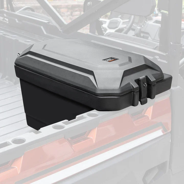 Rear View Mirror & 45L Waterproof Tool Box for Polaris Ranger - Image 3