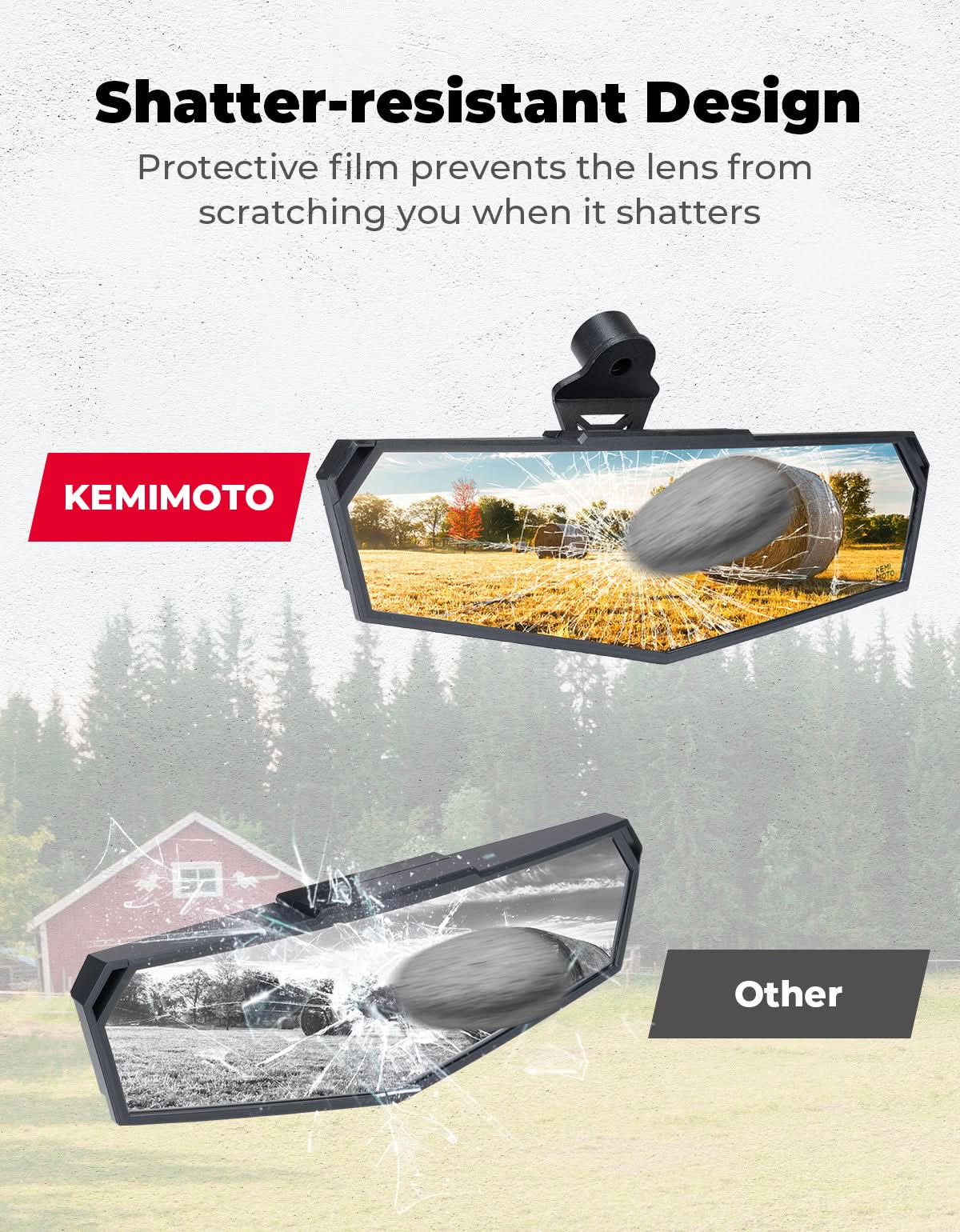 Rear View Mirror For CFMOTO UFORCE |ZFORCE - Image 4