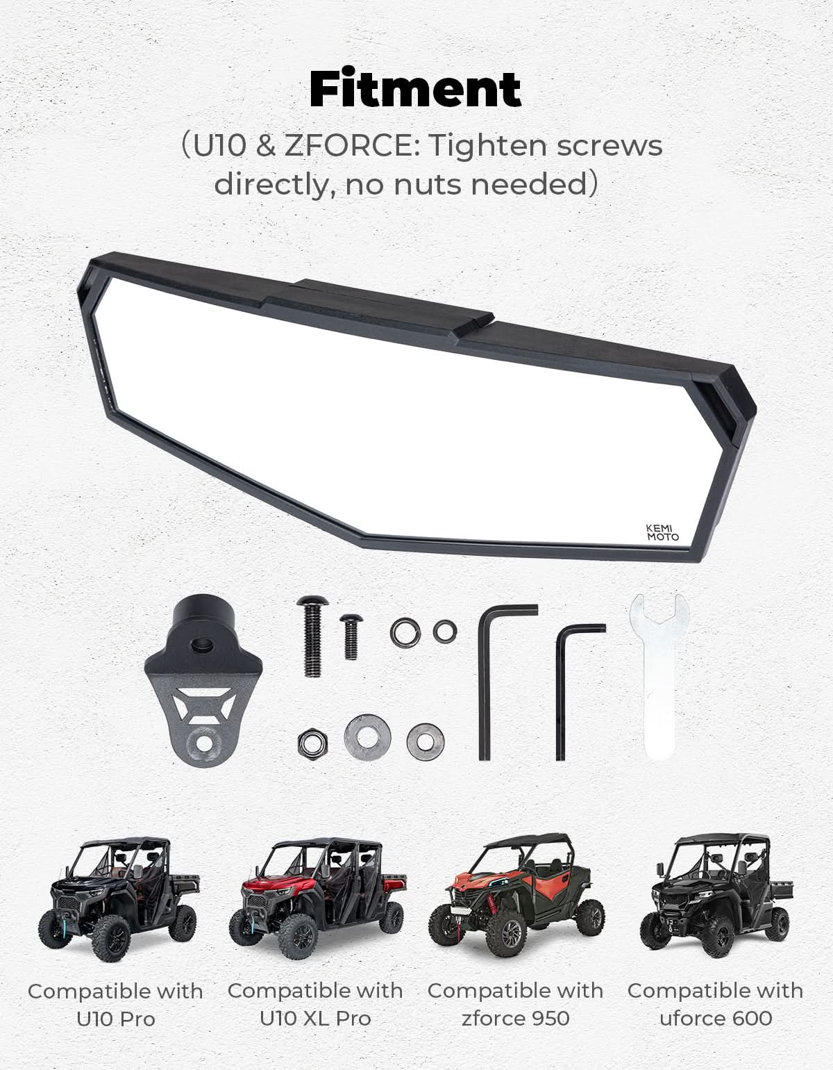 Rear View Mirror For CFMOTO UFORCE |ZFORCE - Image 6