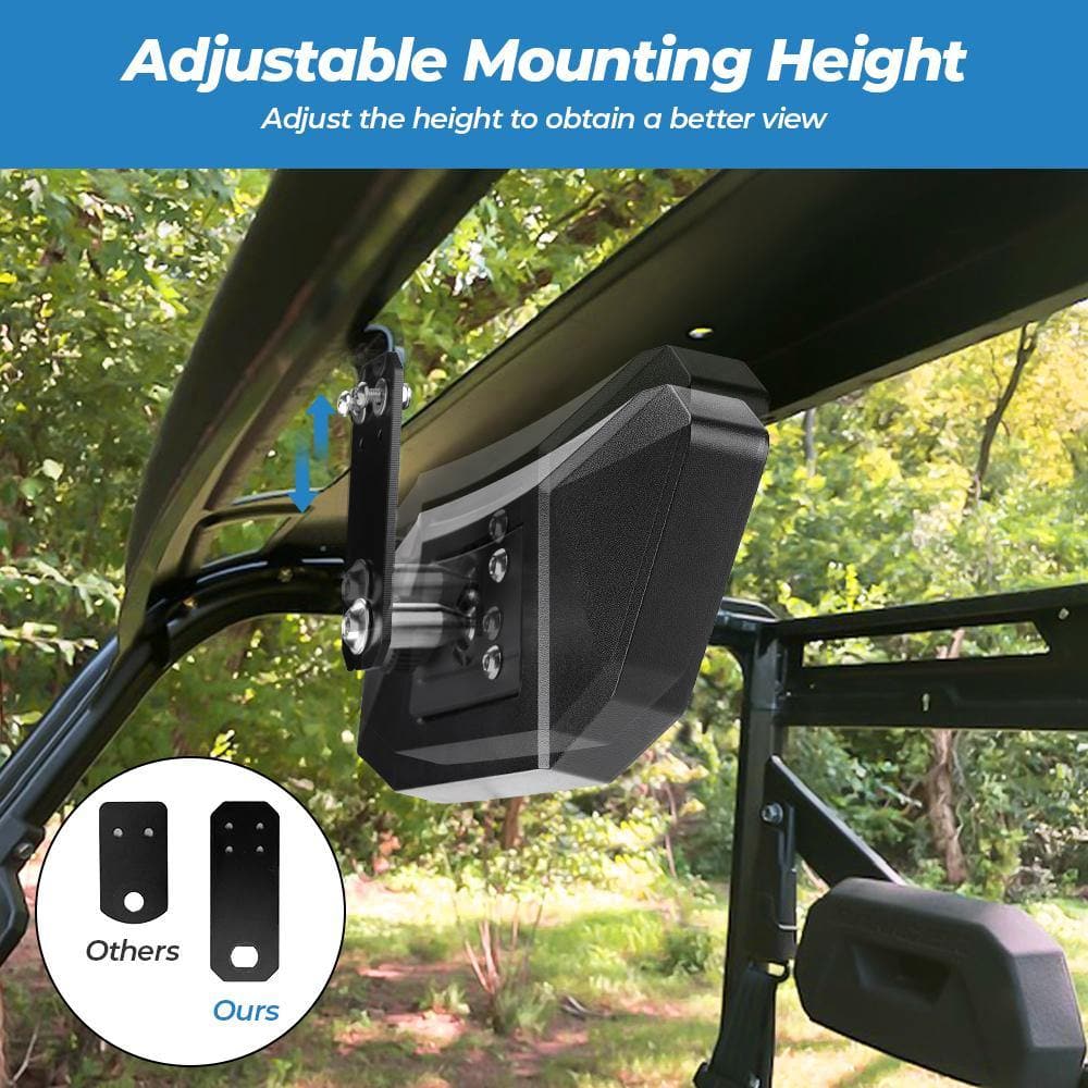 Upgraded Rear View Mirror for Polaris Ranger 500/570/900/1000 Crew XP - Image 2