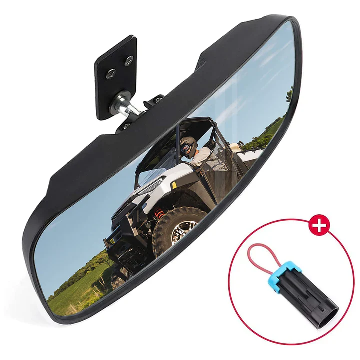 Rear View Mirror & Side Mirrors for Polaris Ranger 2015-2024 - Image 2