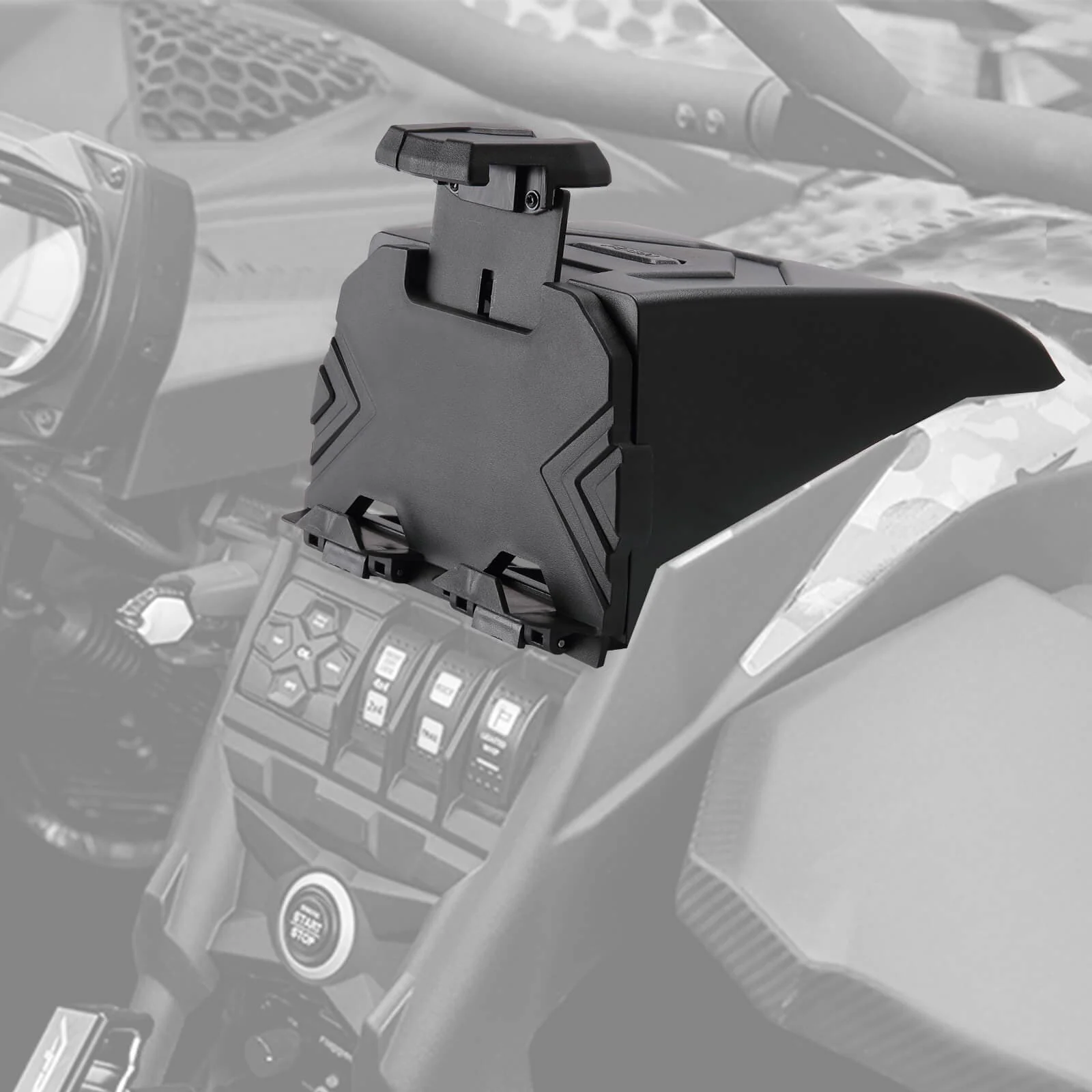 Tablet Holder & Side view Mirrors for Can-Am Maverick X3/MAX - Image 2
