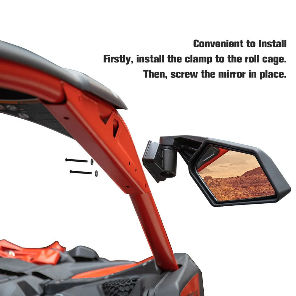 Tablet Holder & Side view Mirrors for Can-Am Maverick X3/MAX - Image 4