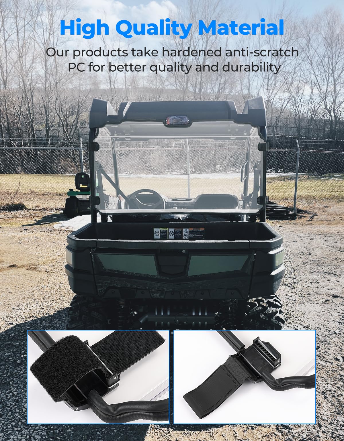 Rear Windshield for John Deere Gator XUV / RSX - Image 4