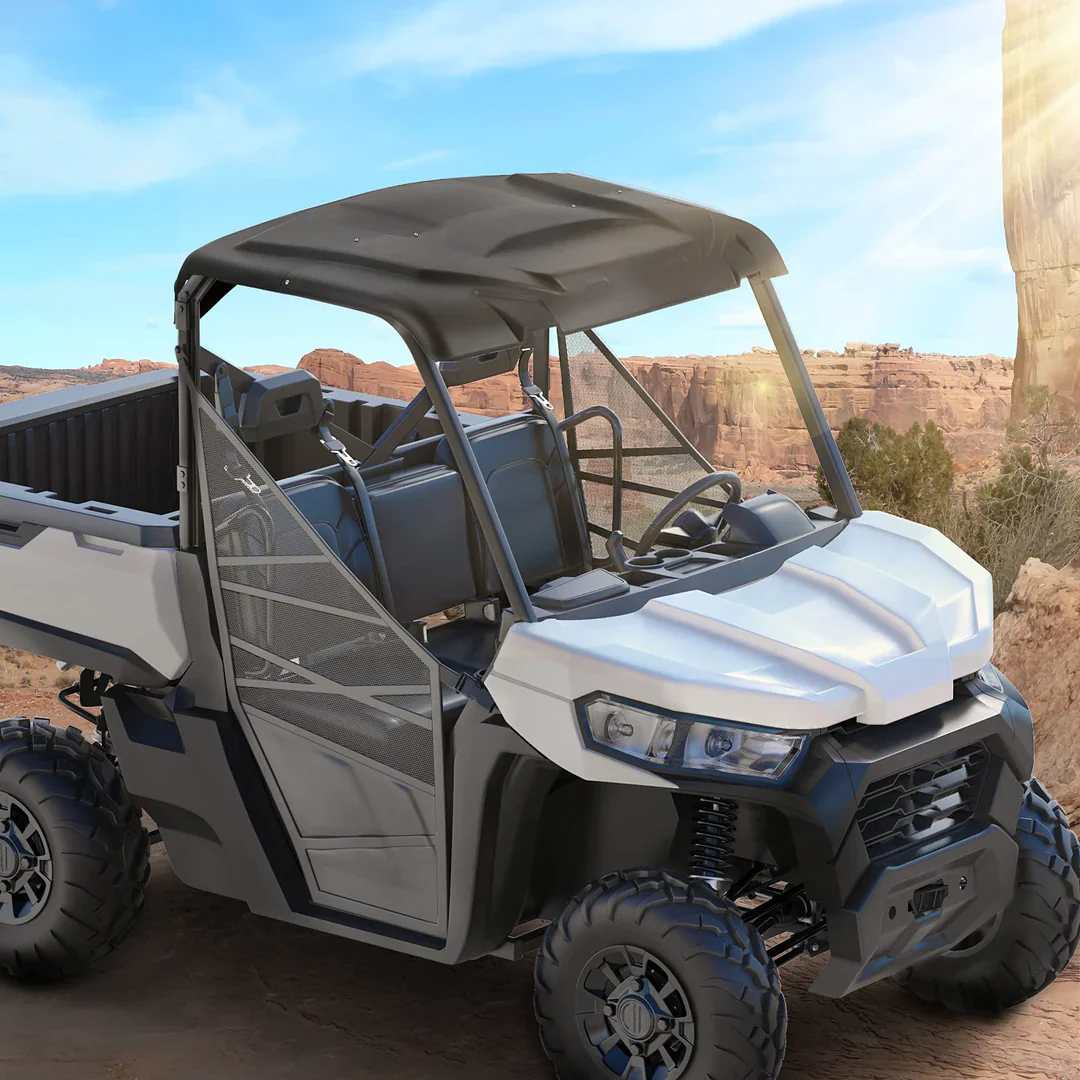 Rear Windshield & Hard Roof Top Plastic for Can Am Defender - Image 3