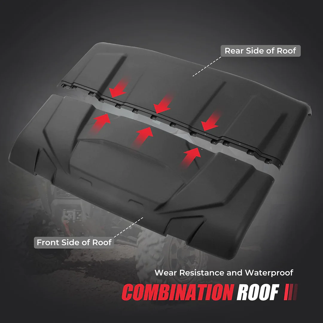 Rear Windshield & Hard Roof Top Plastic for Can Am Defender - Image 6