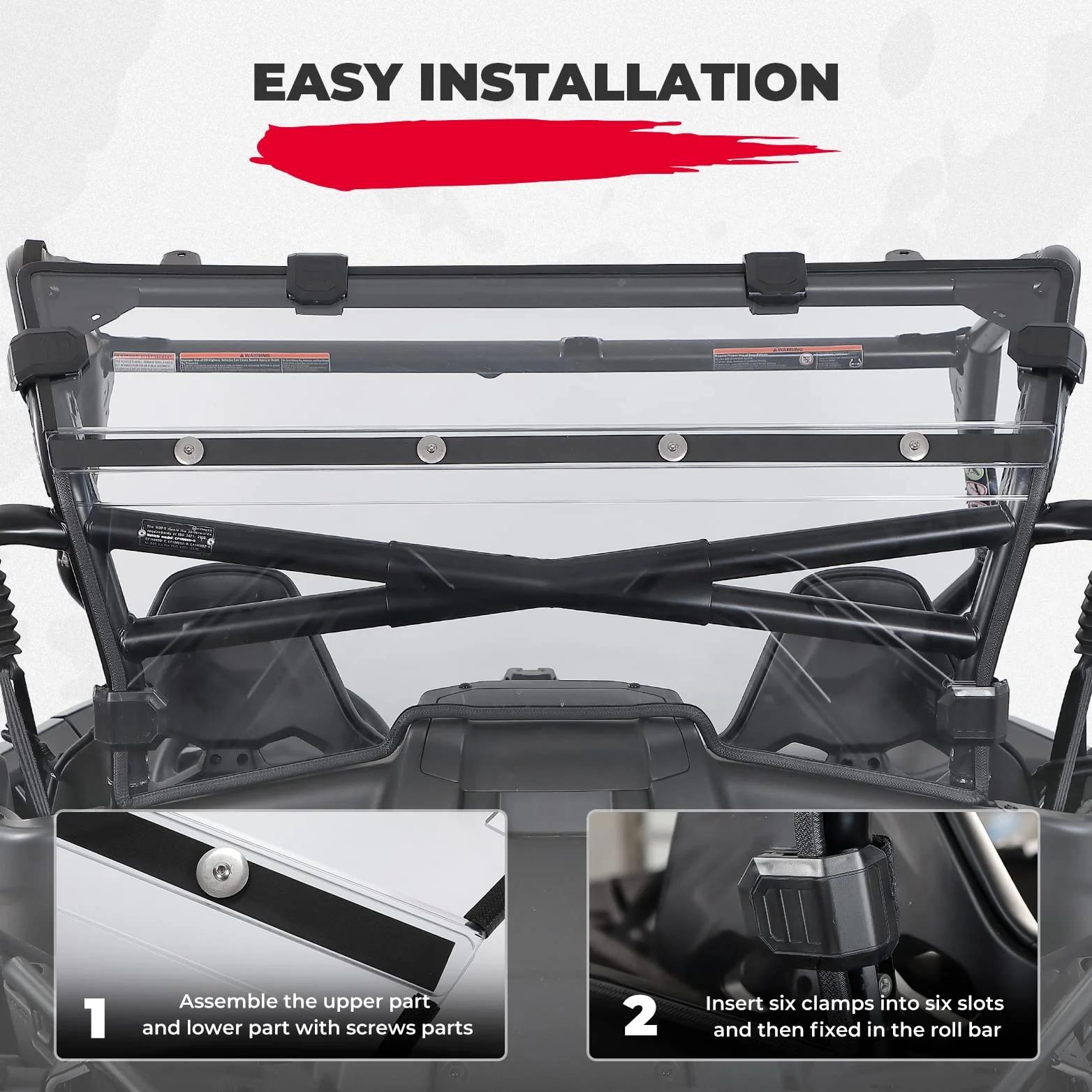 Rear Windshield Scratch Resistant for CFMOTO ZForce 950 - Image 6