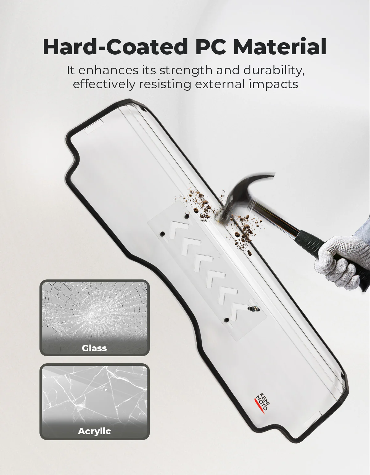 Rear Windshield w/Sliding Window for 2023+ CFMOTO ZForce 950 Sport | 800Trail - Image 6