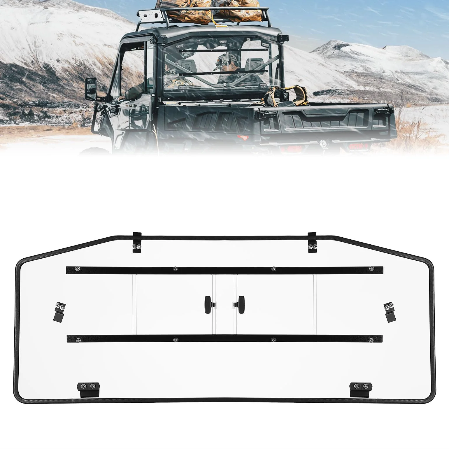 Sliding Rear Windshield for Can-Am Defender HD10|9|8|7|5 - Image 8