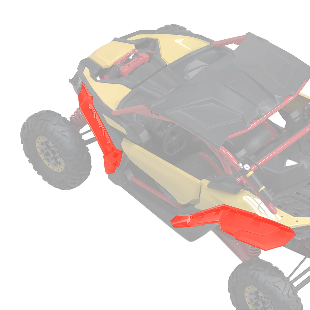 Red Fender Flares for Can-Am Maverick X3 / X3 MAX - Image 8